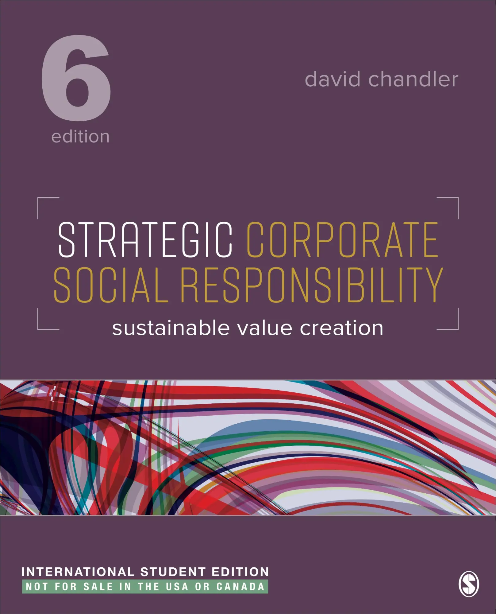 Cover: 9781071895351 | Strategic Corporate Social Responsibility - International Student...