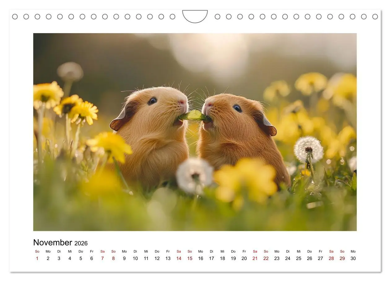 Bild: 9783457275351 | Mehr Schwein mit Meerschwein (Wandkalender 2026 DIN A4 quer),...