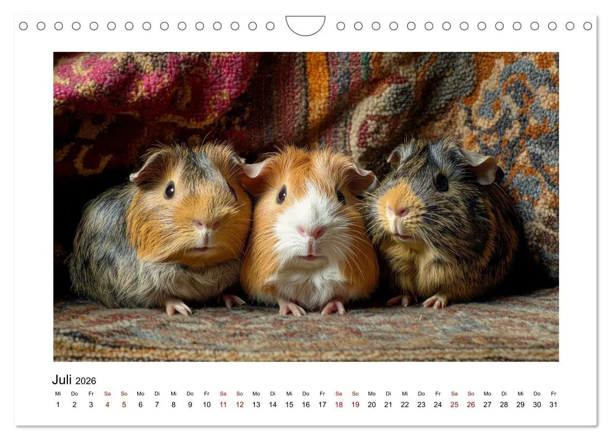 Bild: 9783457275351 | Mehr Schwein mit Meerschwein (Wandkalender 2026 DIN A4 quer),...