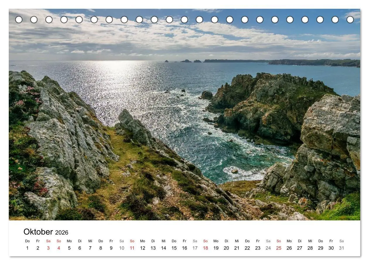 Bild: 9783516125351 | Bretagne - Die Halbinsel Crozon (Tischkalender 2026 DIN A5 quer),...
