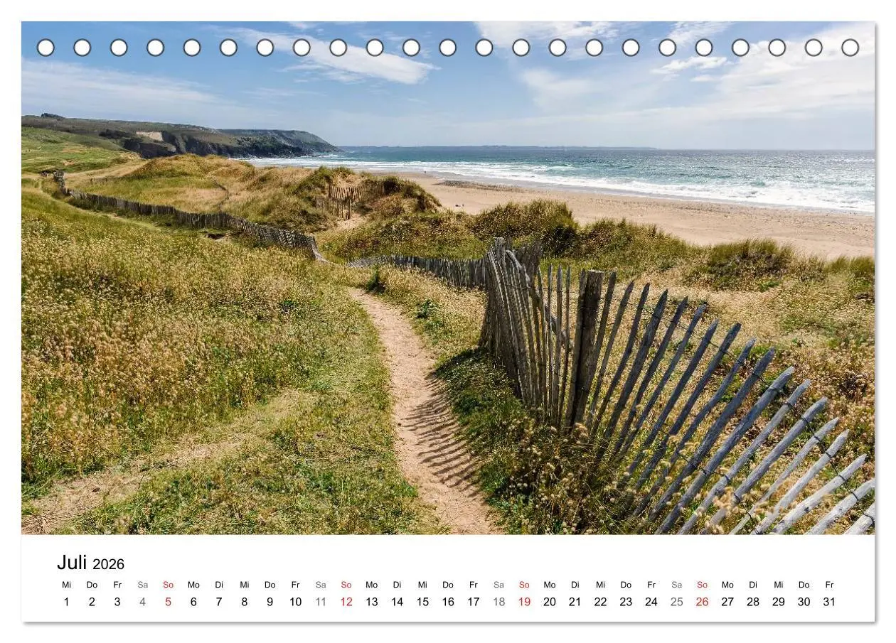 Bild: 9783516125351 | Bretagne - Die Halbinsel Crozon (Tischkalender 2026 DIN A5 quer),...