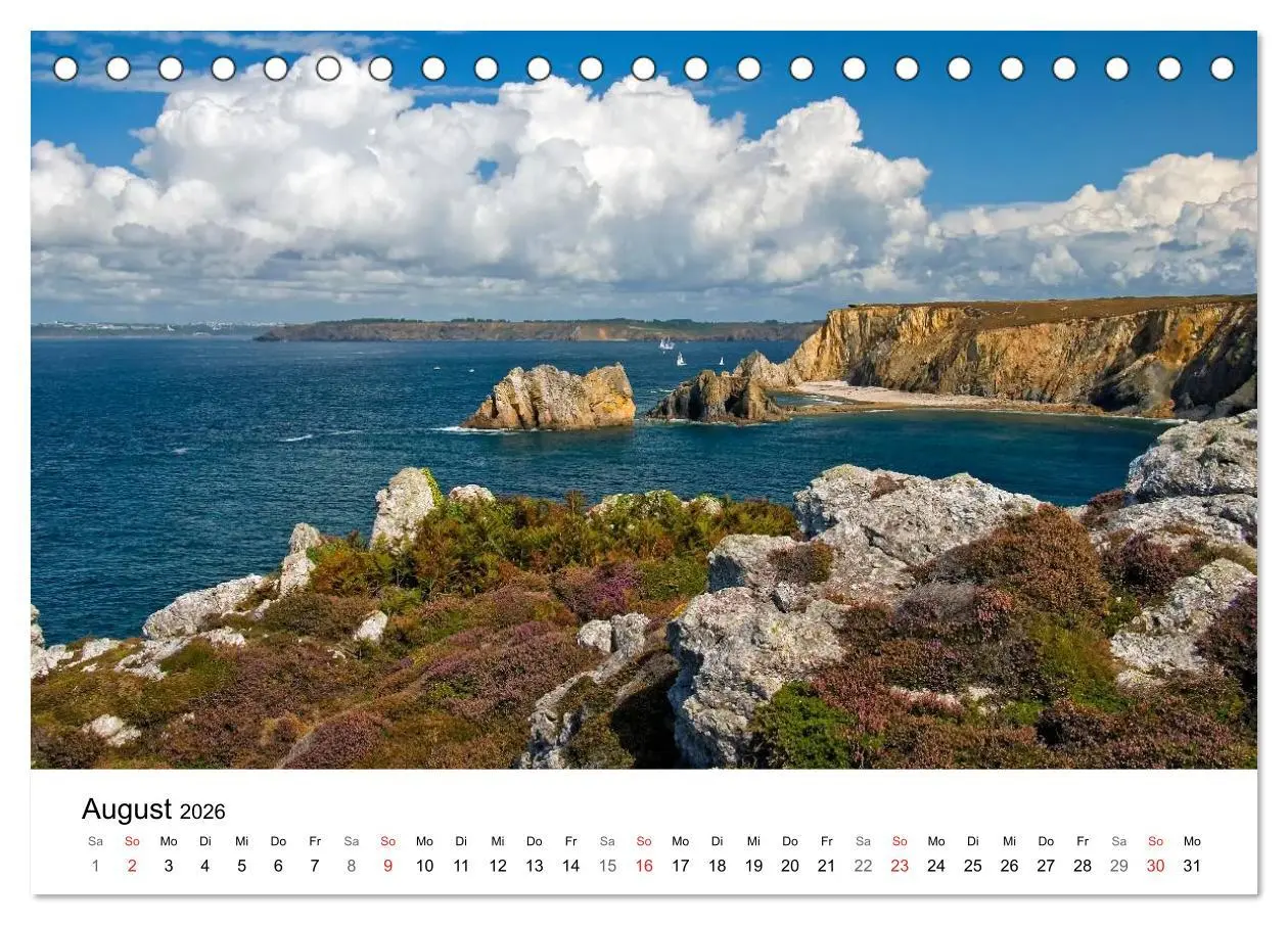 Bild: 9783516125351 | Bretagne - Die Halbinsel Crozon (Tischkalender 2026 DIN A5 quer),...
