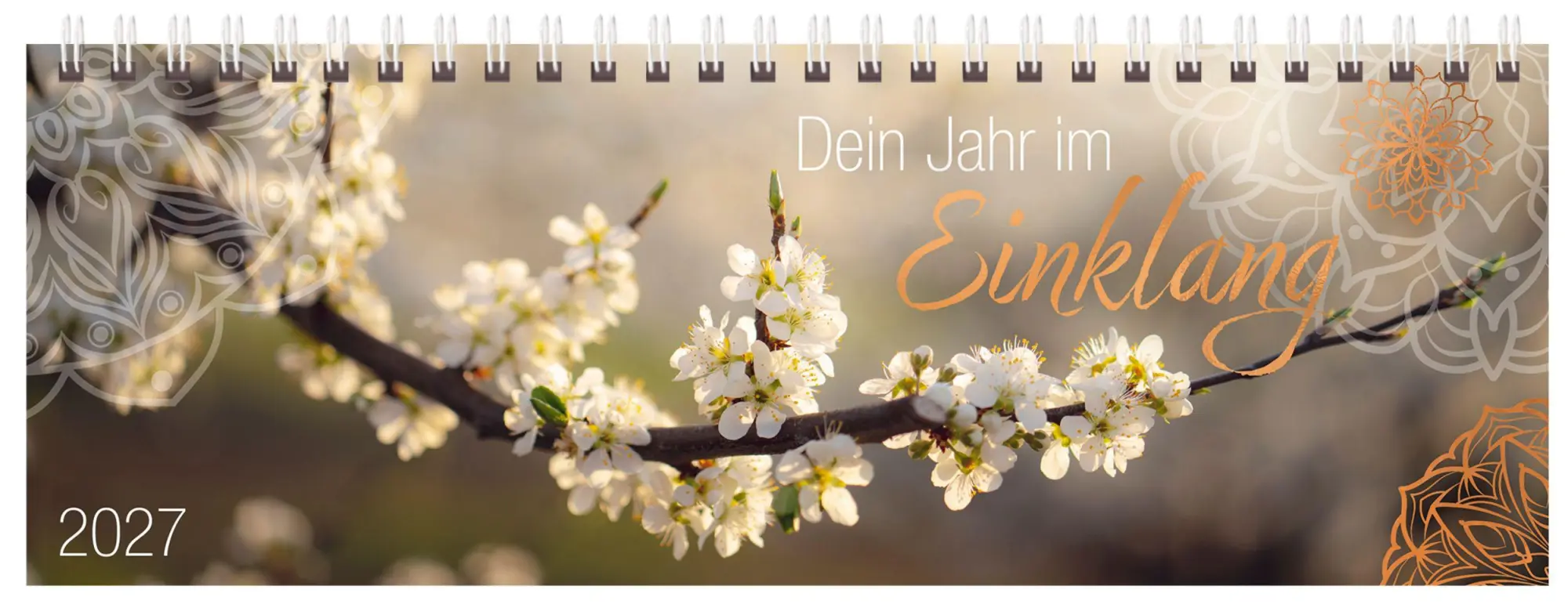 Cover: 9783819305351 | Tischquerkalender Dein Jahr im Einklang 2027 | Korsch Verlag | 128 S.