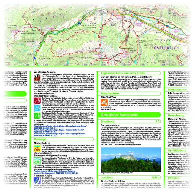 Bild: 9783961325351 | PublicPress Wander- und Radkarte Allgäu, Pfronten, Füssen,...