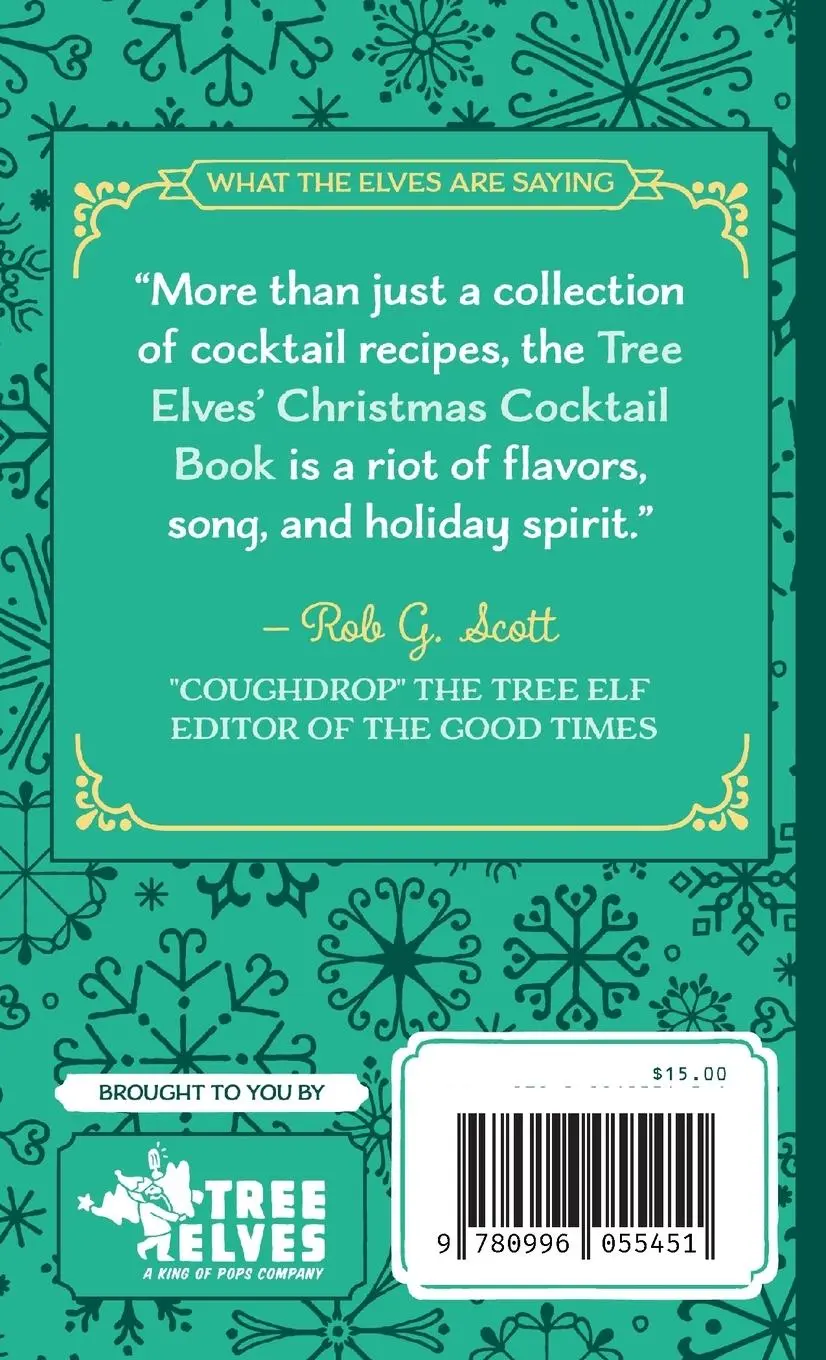Rückseite: 9780996055451 | A Tree Elves' Christmas Cocktail Book | Andre Dubignon Furin | Buch
