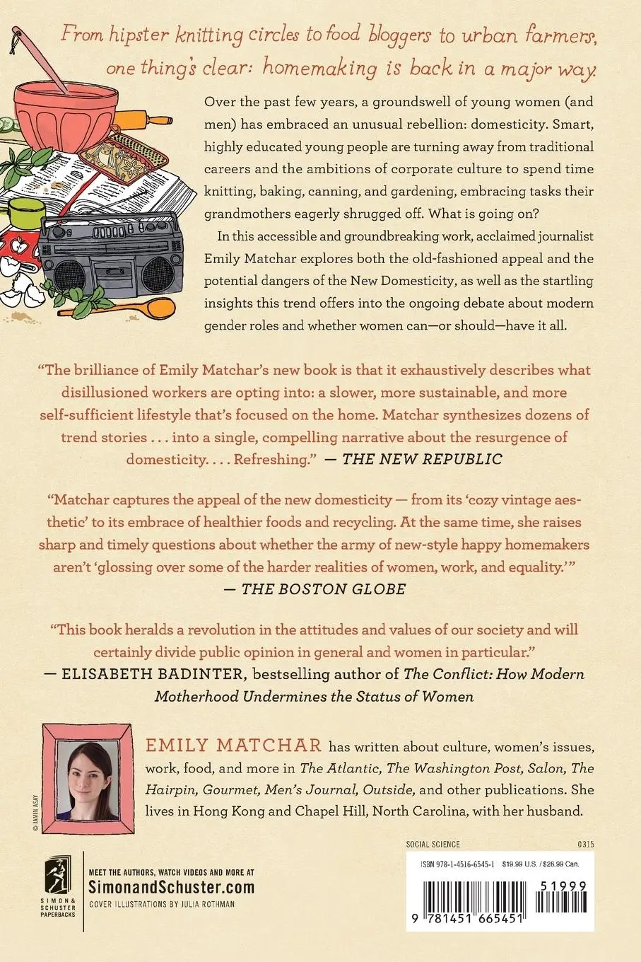 Rückseite: 9781451665451 | Homeward Bound | Emily Matchar | Taschenbuch | Night Glow Board Books
