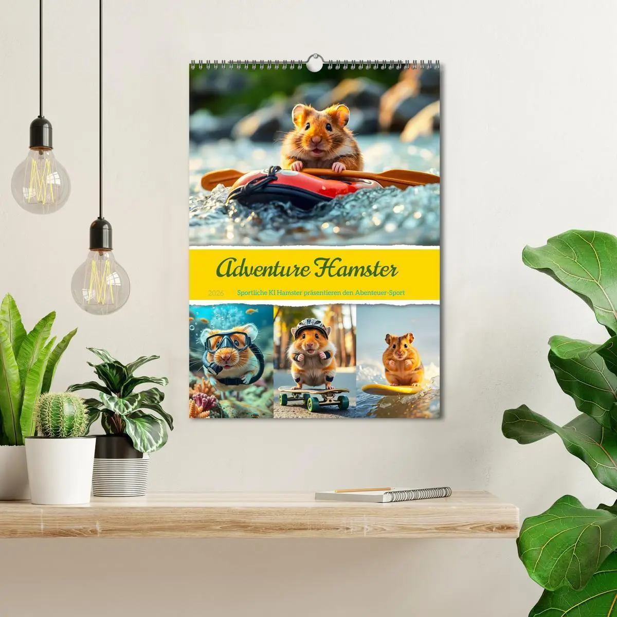 Bild: 9783457265451 | Adventure Hamster - Sportliche KI Hamster präsentieren den...