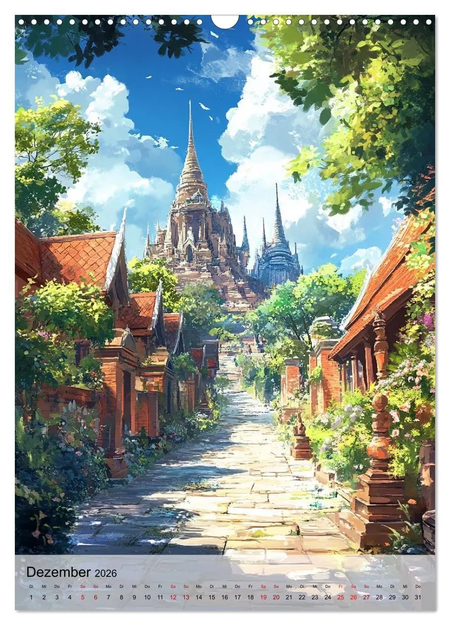 Bild: 9783457645451 | Thailand Fantasie (Wandkalender 2026 DIN A3 hoch), CALVENDO...