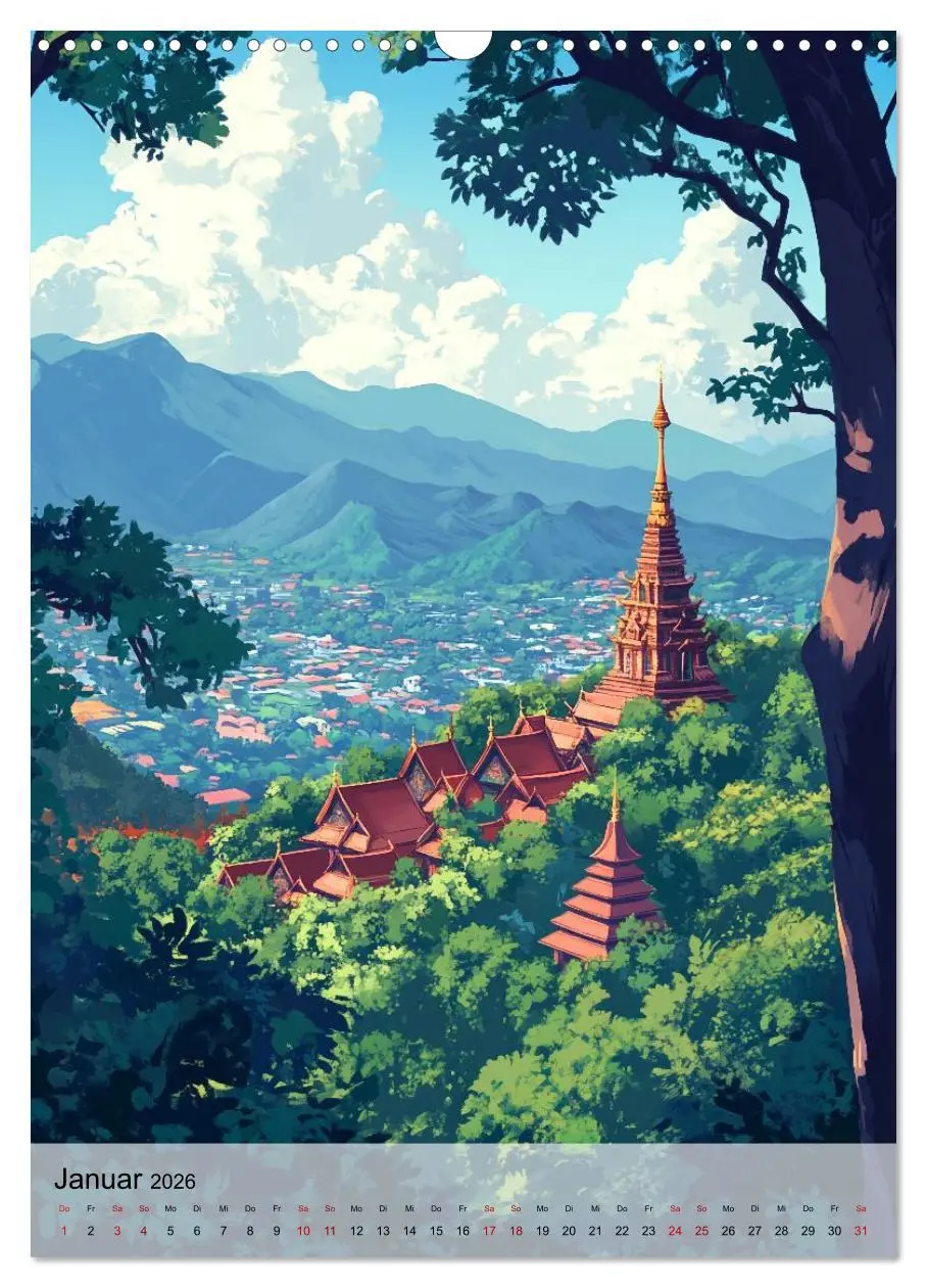 Bild: 9783457645451 | Thailand Fantasie (Wandkalender 2026 DIN A3 hoch), CALVENDO...