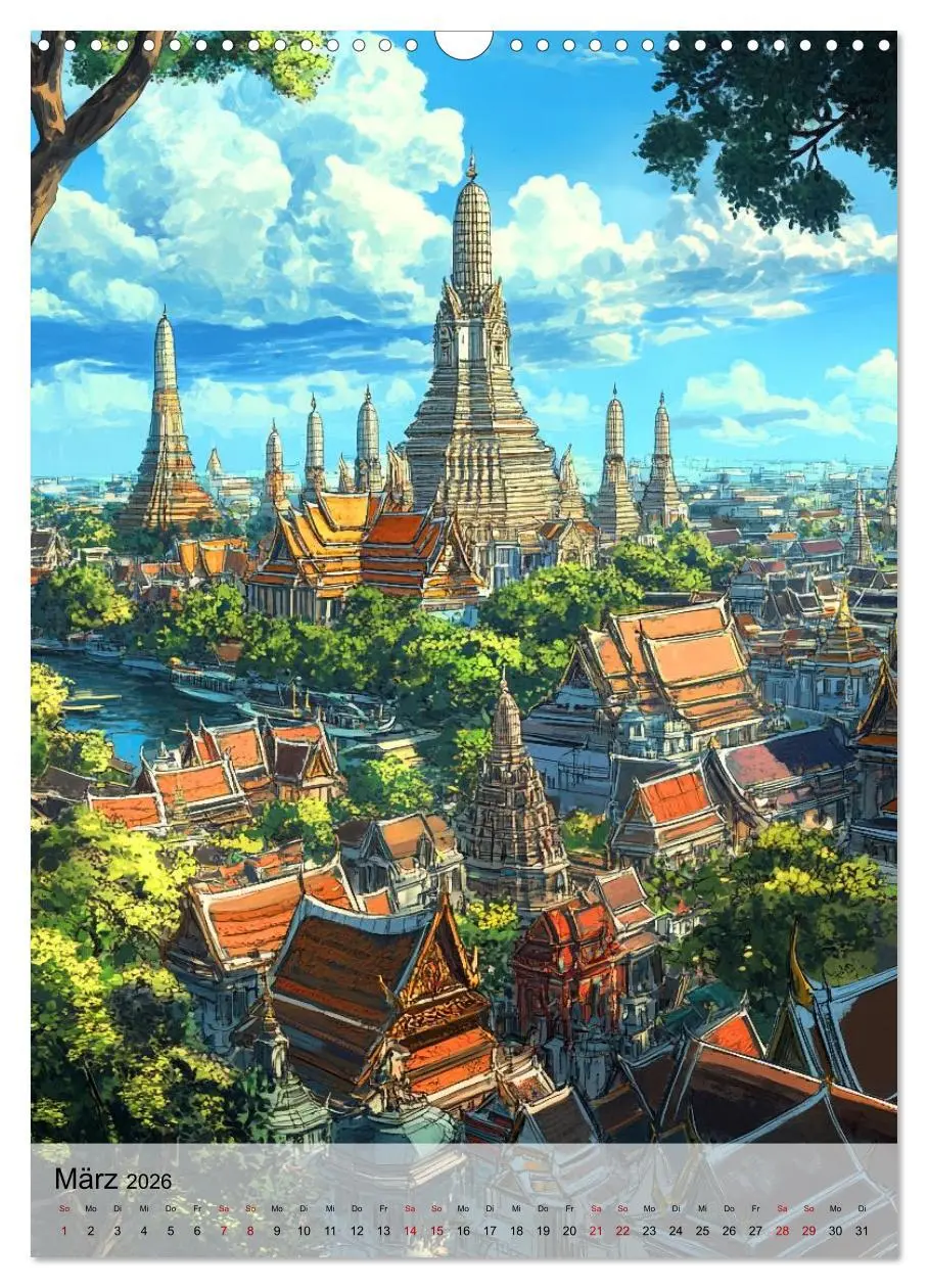 Bild: 9783457645451 | Thailand Fantasie (Wandkalender 2026 DIN A3 hoch), CALVENDO...