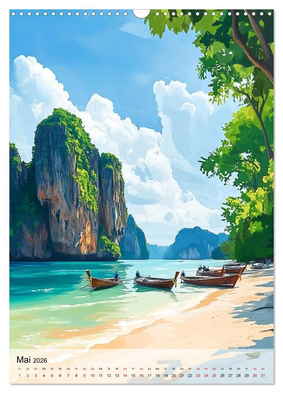Bild: 9783457645451 | Thailand Fantasie (Wandkalender 2026 DIN A3 hoch), CALVENDO...