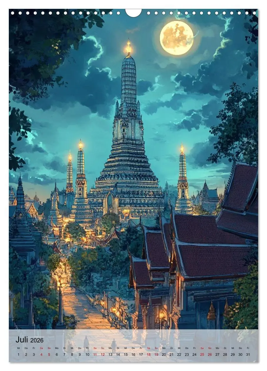 Bild: 9783457645451 | Thailand Fantasie (Wandkalender 2026 DIN A3 hoch), CALVENDO...