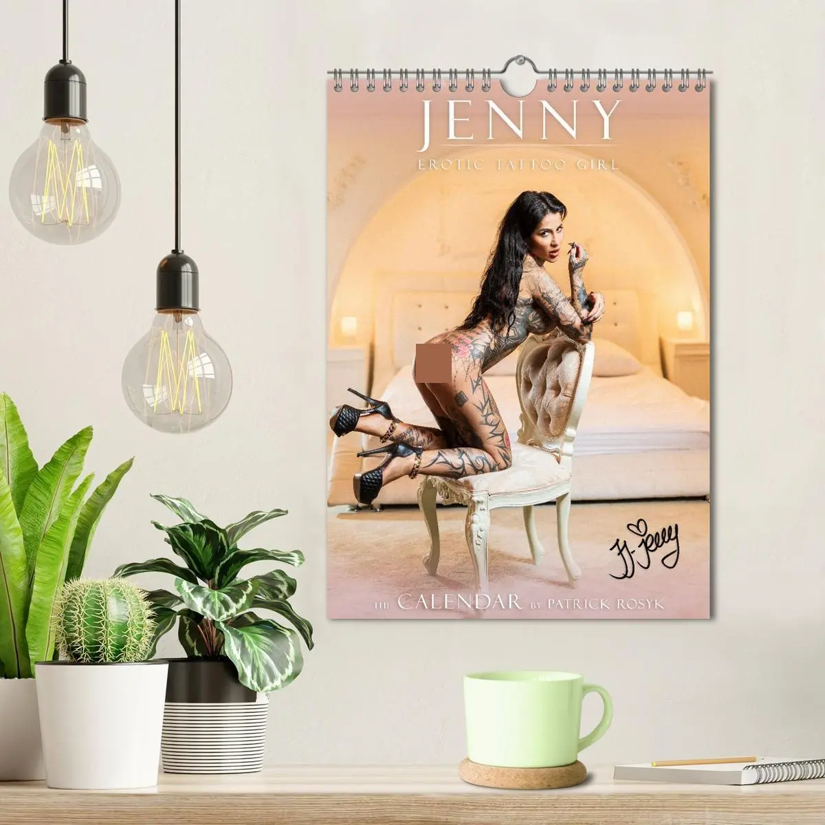 Bild: 9783516355451 | Jenny - Erotic Tattoo Girl (Wandkalender 2026 DIN A4 hoch),...