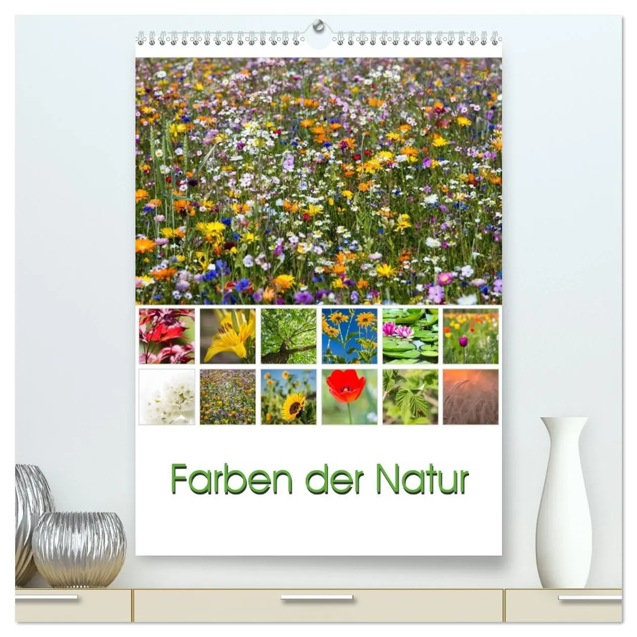 Cover: 9783516425451 | Farben der Natur (hochwertiger Premium Wandkalender 2026 DIN A2...