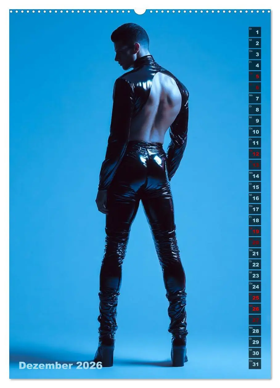 Bild: 9783516595451 | Männer und Latex (Wandkalender 2026 DIN A2 hoch), CALVENDO...