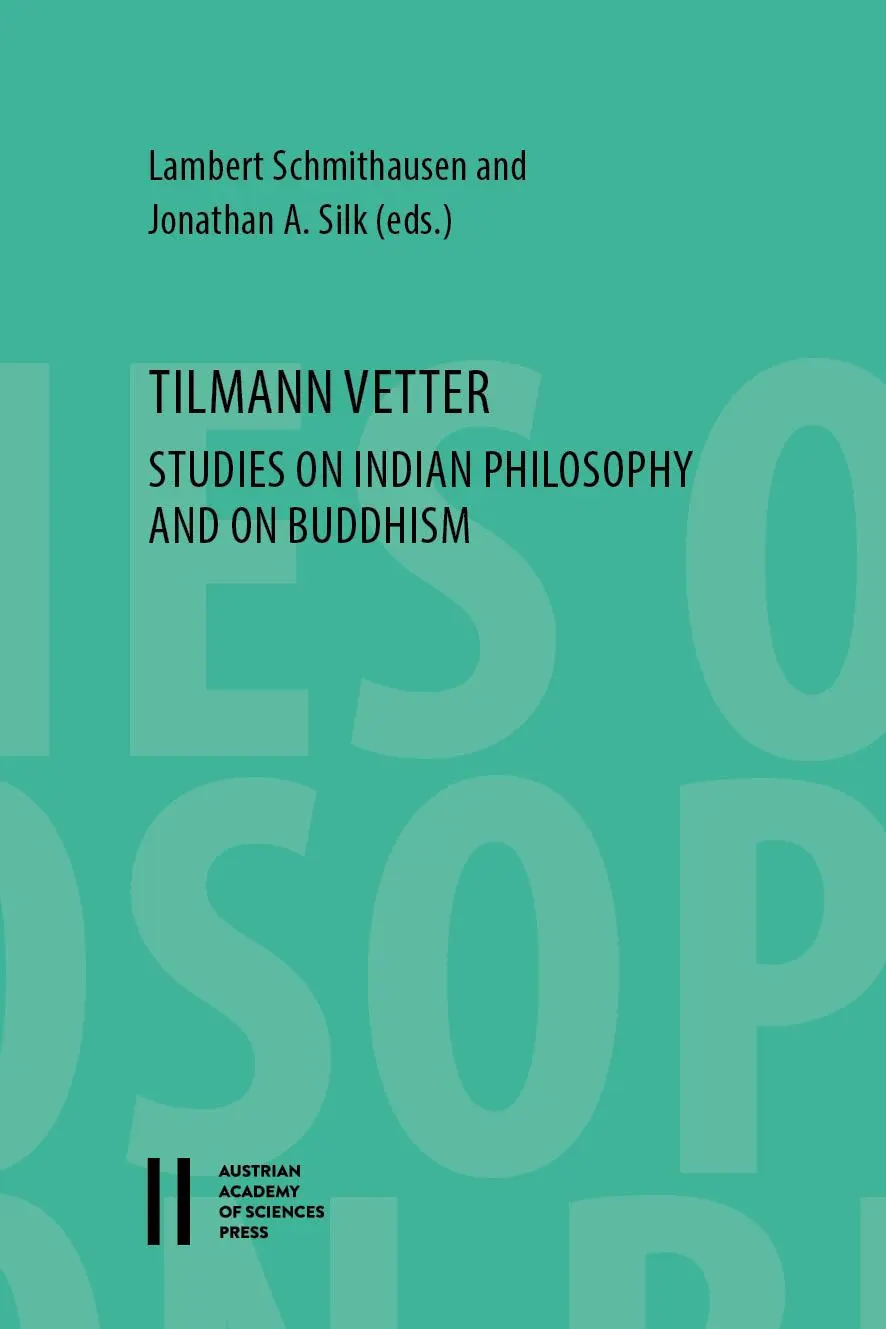 Cover: 9783700185451 | Tilmann Vetter | Studies on Indian Philosophy and on Buddhism | Buch