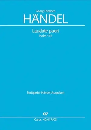 Cover: 9790007095451 | Laudate pueri (Klavierauszug) | HWV 237 | Georg Friedrich Händel