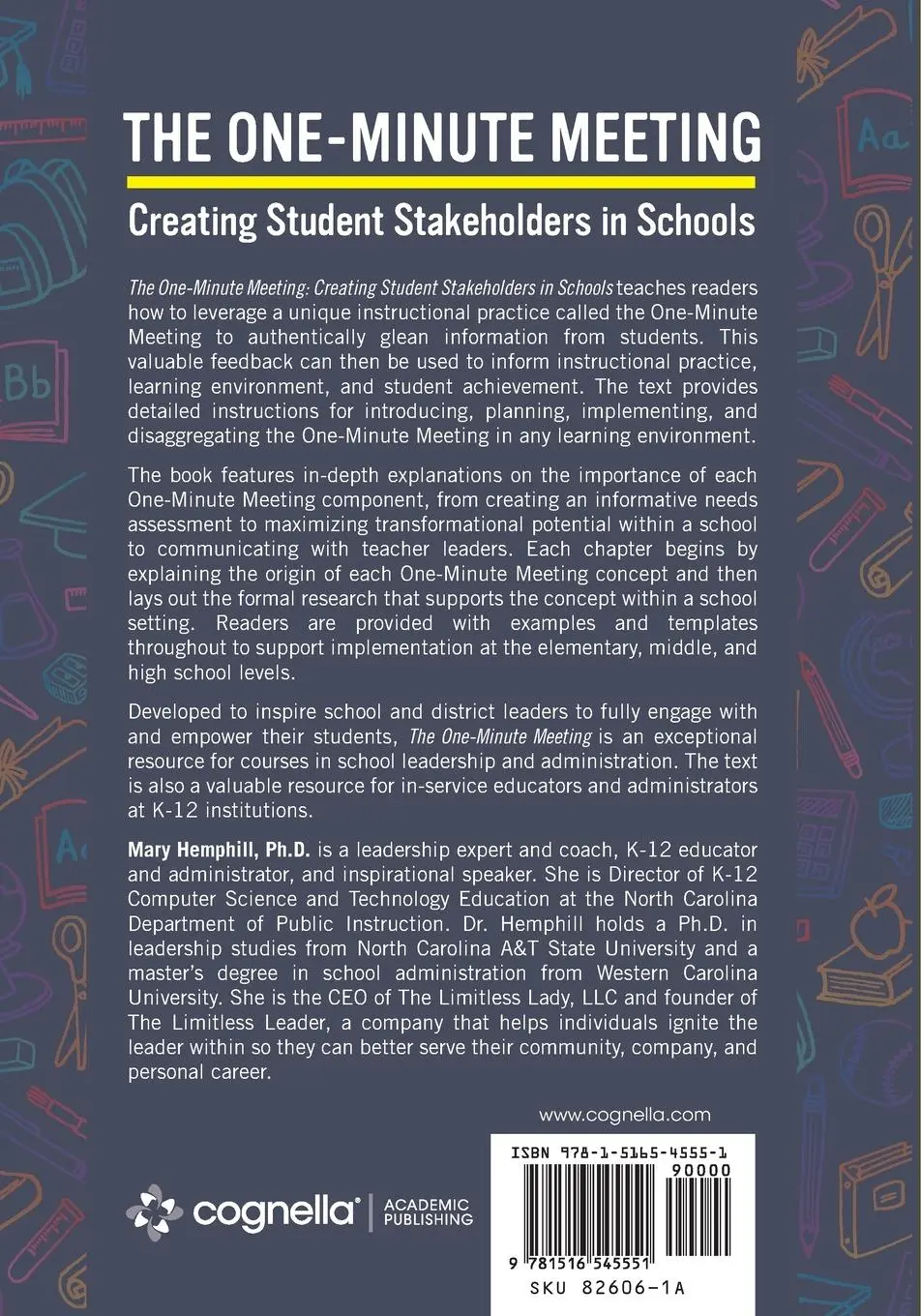 Rückseite: 9781516545551 | The One-Minute Meeting | Creating Student Stakeholders in Schools