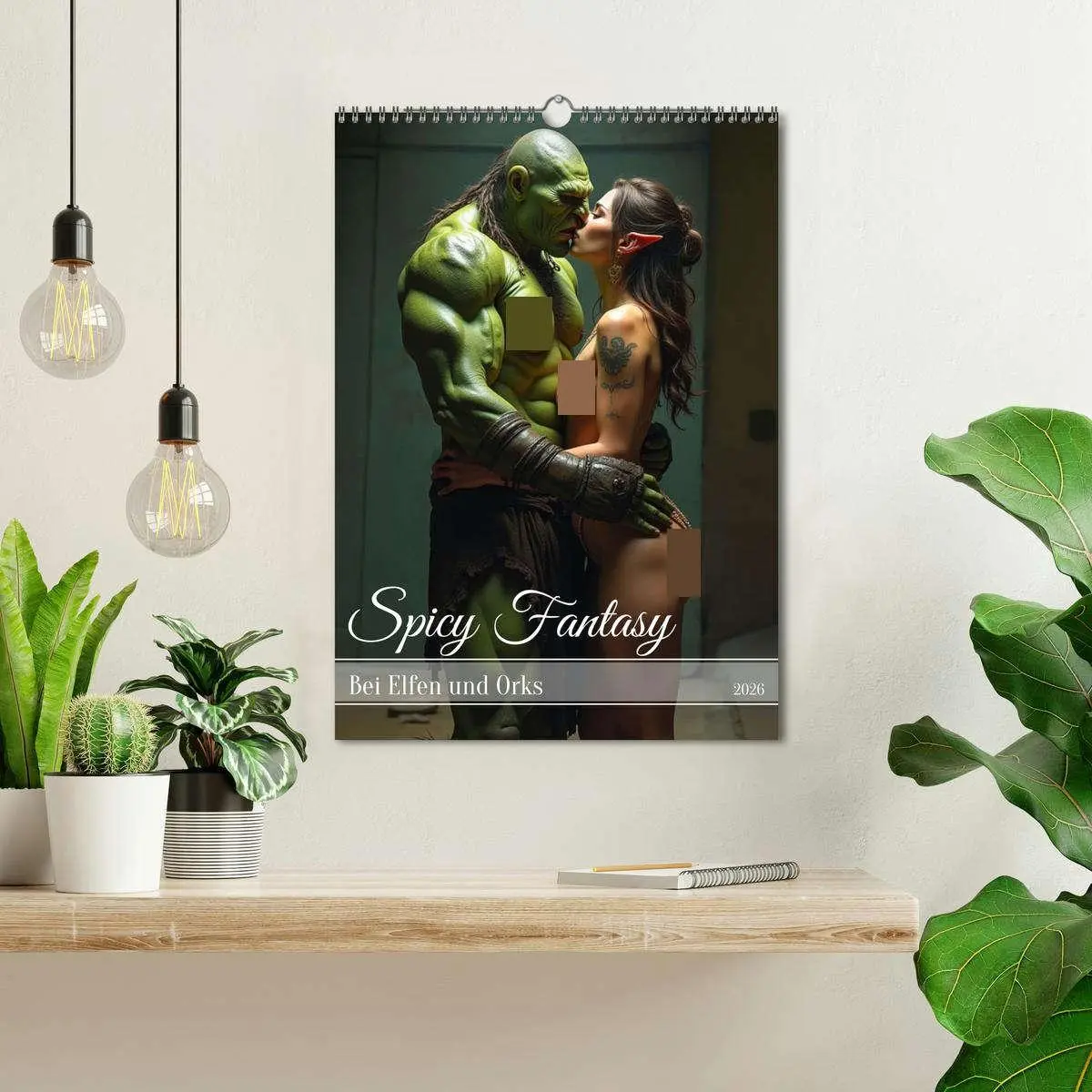 Bild: 9783457255551 | Spicy Fantasy - Bei Elfen und Orks (Wandkalender 2026 DIN A3 hoch),...