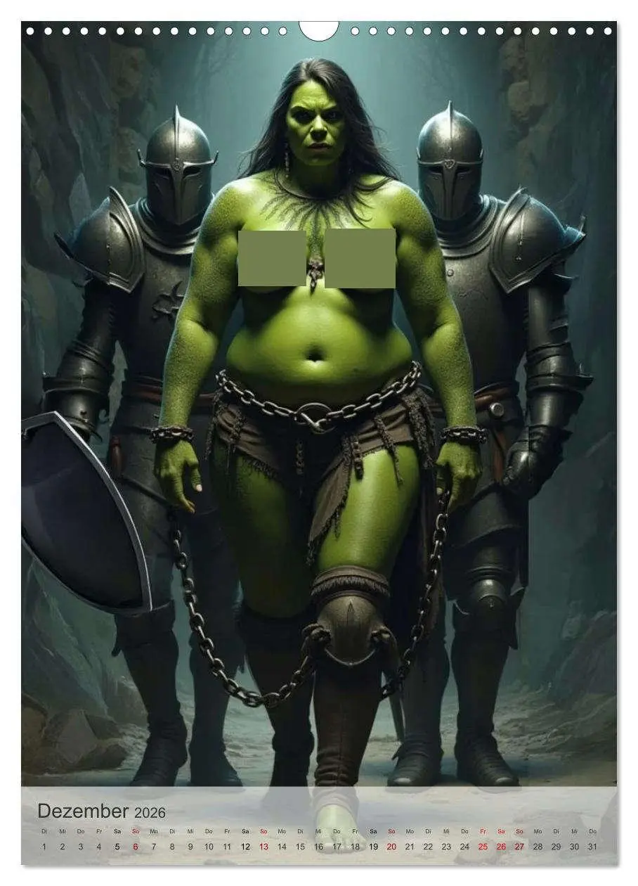 Bild: 9783457255551 | Spicy Fantasy - Bei Elfen und Orks (Wandkalender 2026 DIN A3 hoch),...