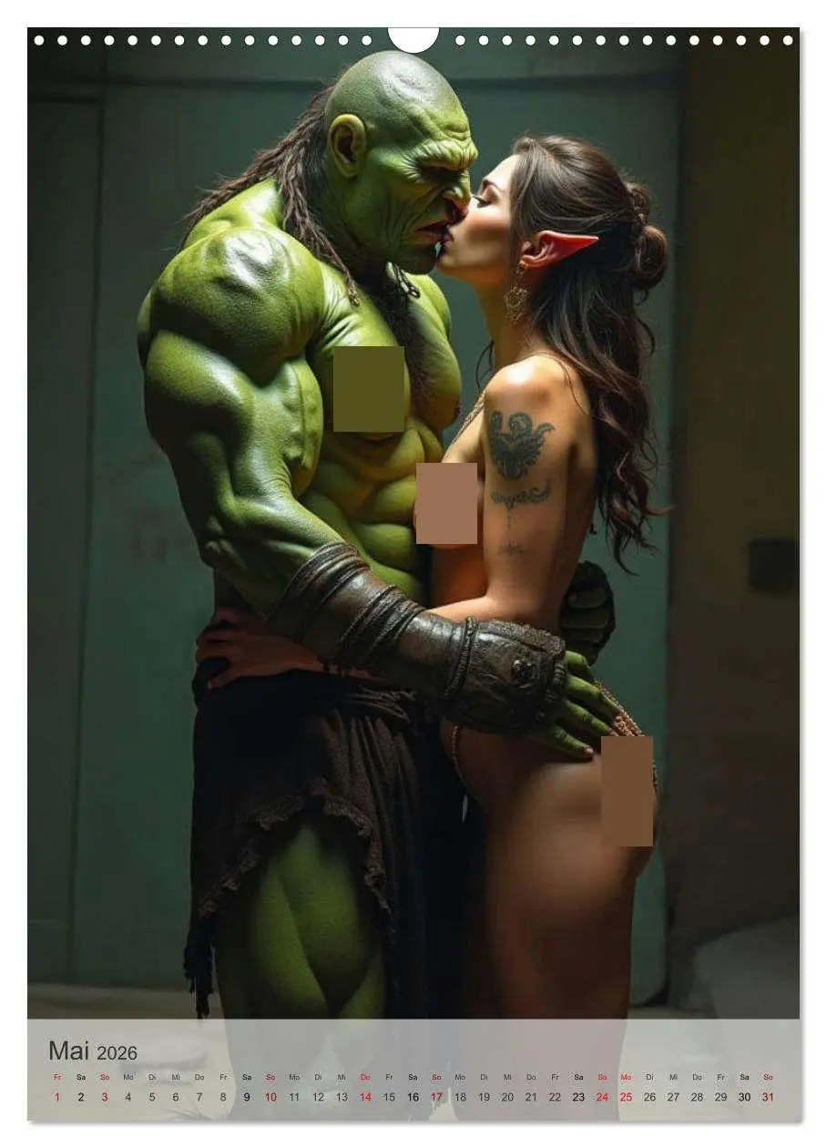Bild: 9783457255551 | Spicy Fantasy - Bei Elfen und Orks (Wandkalender 2026 DIN A3 hoch),...