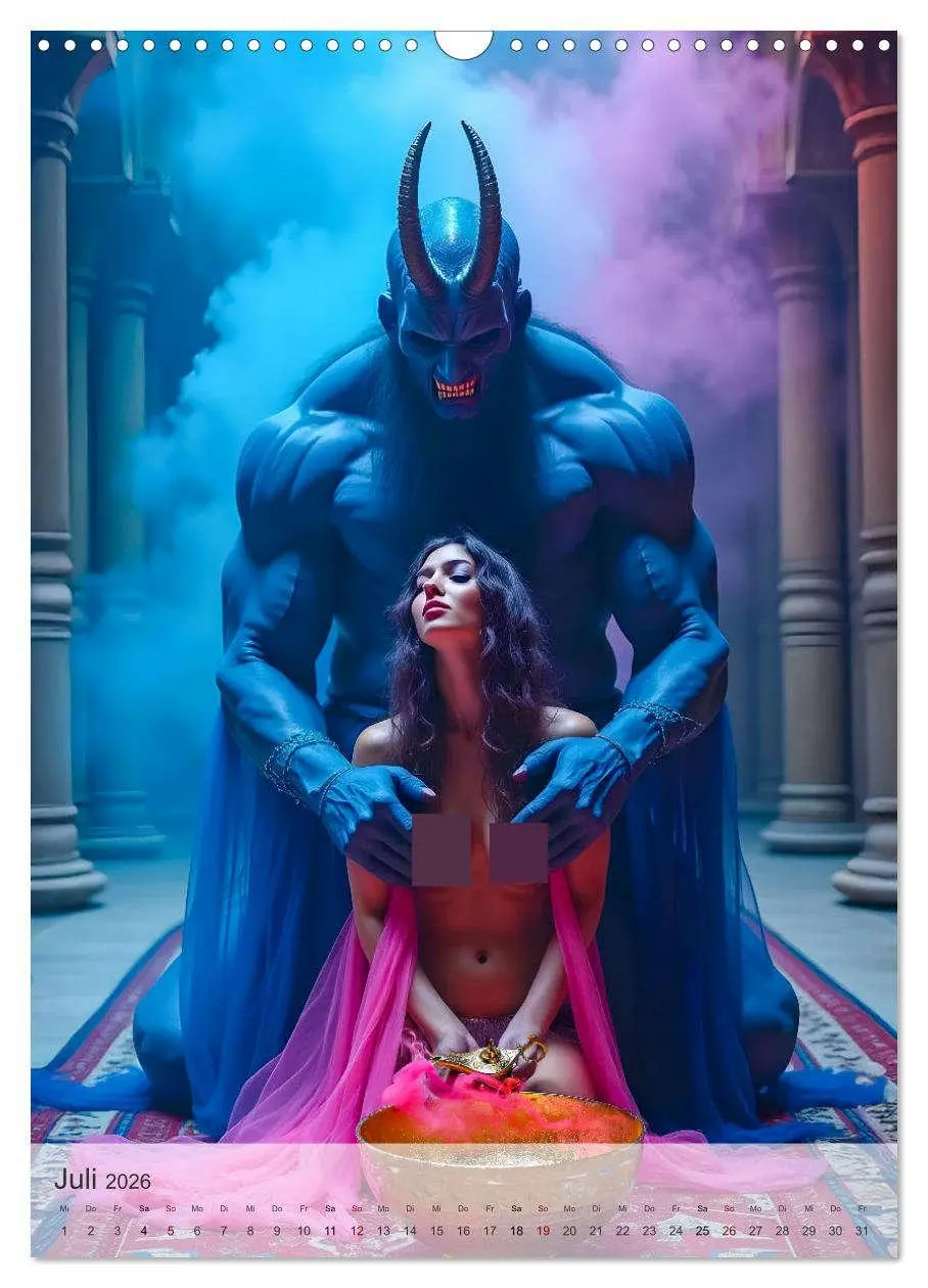 Bild: 9783457255551 | Spicy Fantasy - Bei Elfen und Orks (Wandkalender 2026 DIN A3 hoch),...