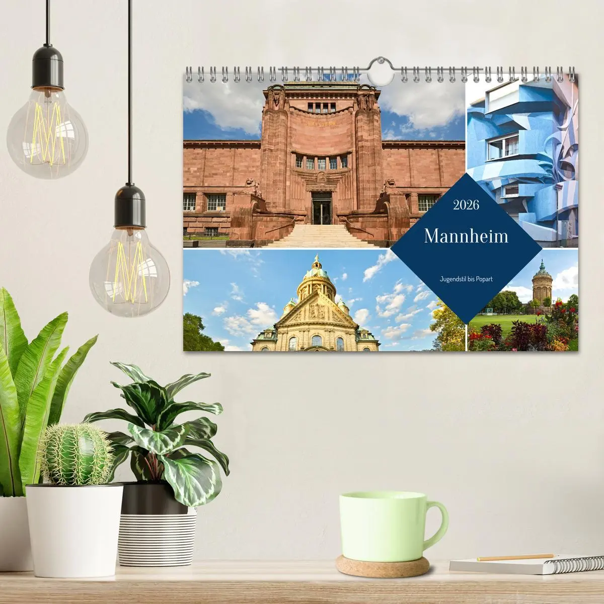 Bild: 9783457565551 | Mannheim - Jugendstil bis Popart (Wandkalender 2026 DIN A4 quer),...