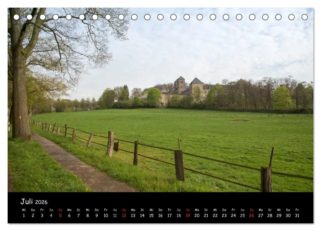 Bild: 9783516105551 | Billerbeck - Perle der Baumberge (Tischkalender 2026 DIN A5 quer),...