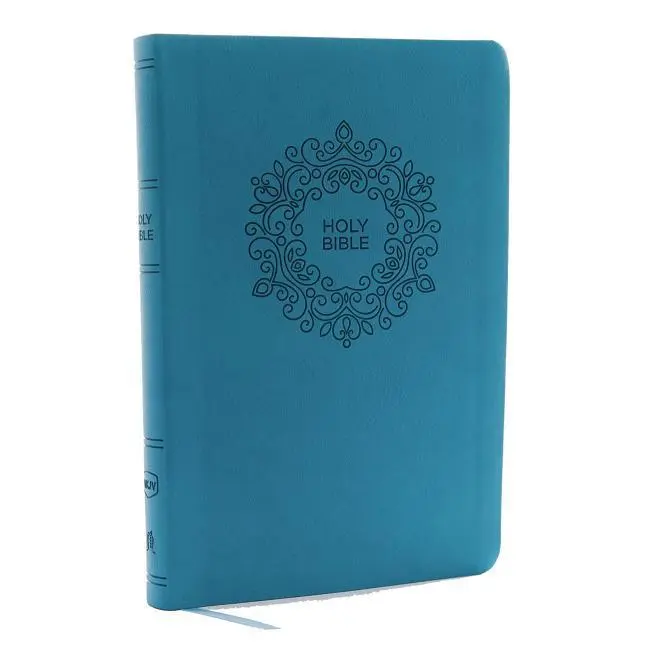 Cover: 9780718075651 | NKJV, Value Thinline Bible, Large Print, Imitation Leather, Blue,...