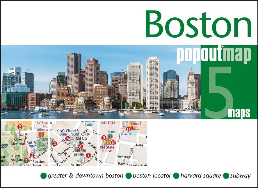 Cover: 9781914515651 | Boston Double | Popout Map | (Land-)Karte | Popout Map | Gefalzt
