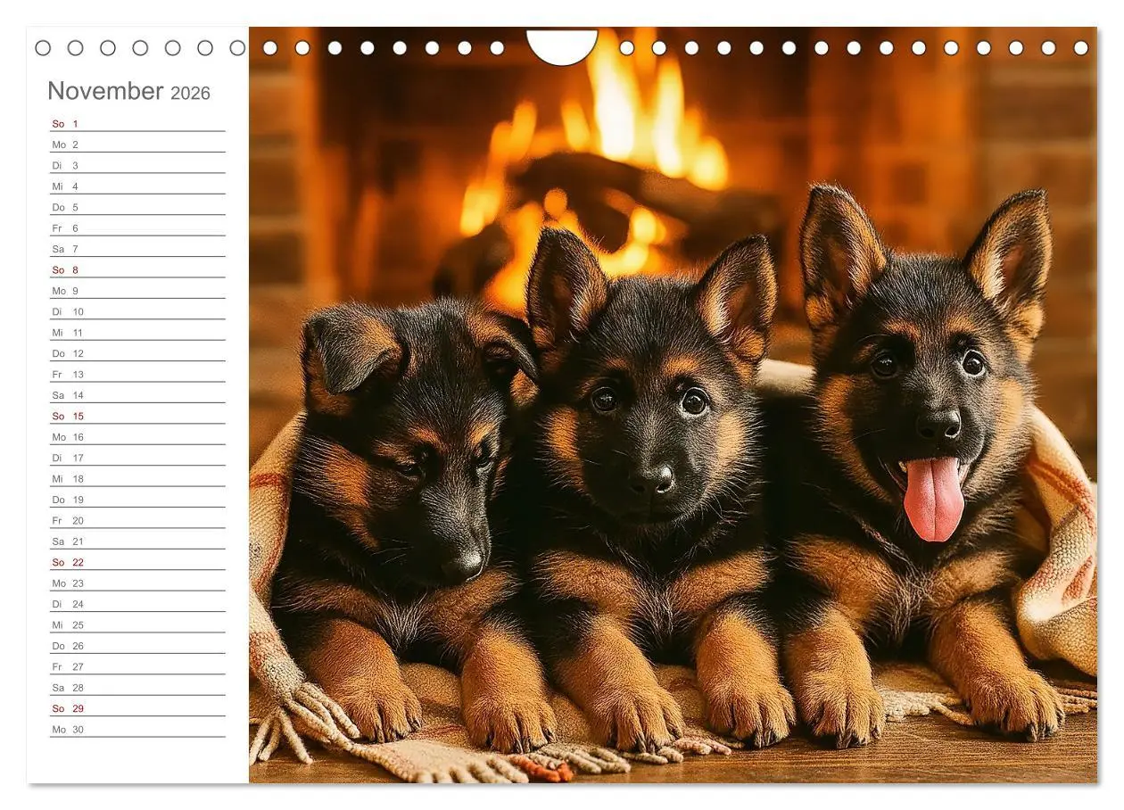 Bild: 9783457625651 | Schäferhundliebe - Deine tägliche Dosis Welpenfreude - ganz ohne...