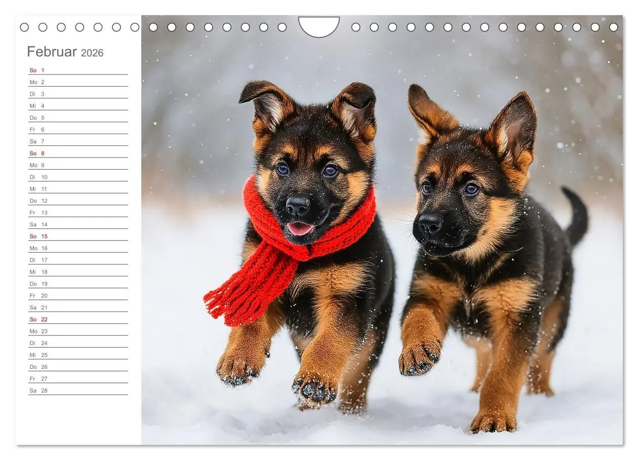 Bild: 9783457625651 | Schäferhundliebe - Deine tägliche Dosis Welpenfreude - ganz ohne...