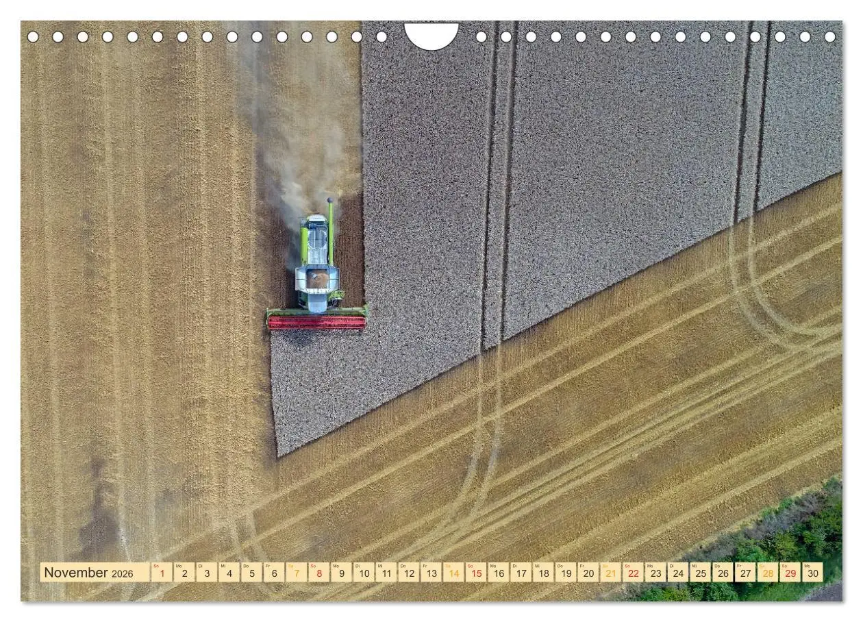 Bild: 9783457935651 | Giganten in der Landwirtschaft - Mähdrescher (Wandkalender 2026 DIN...