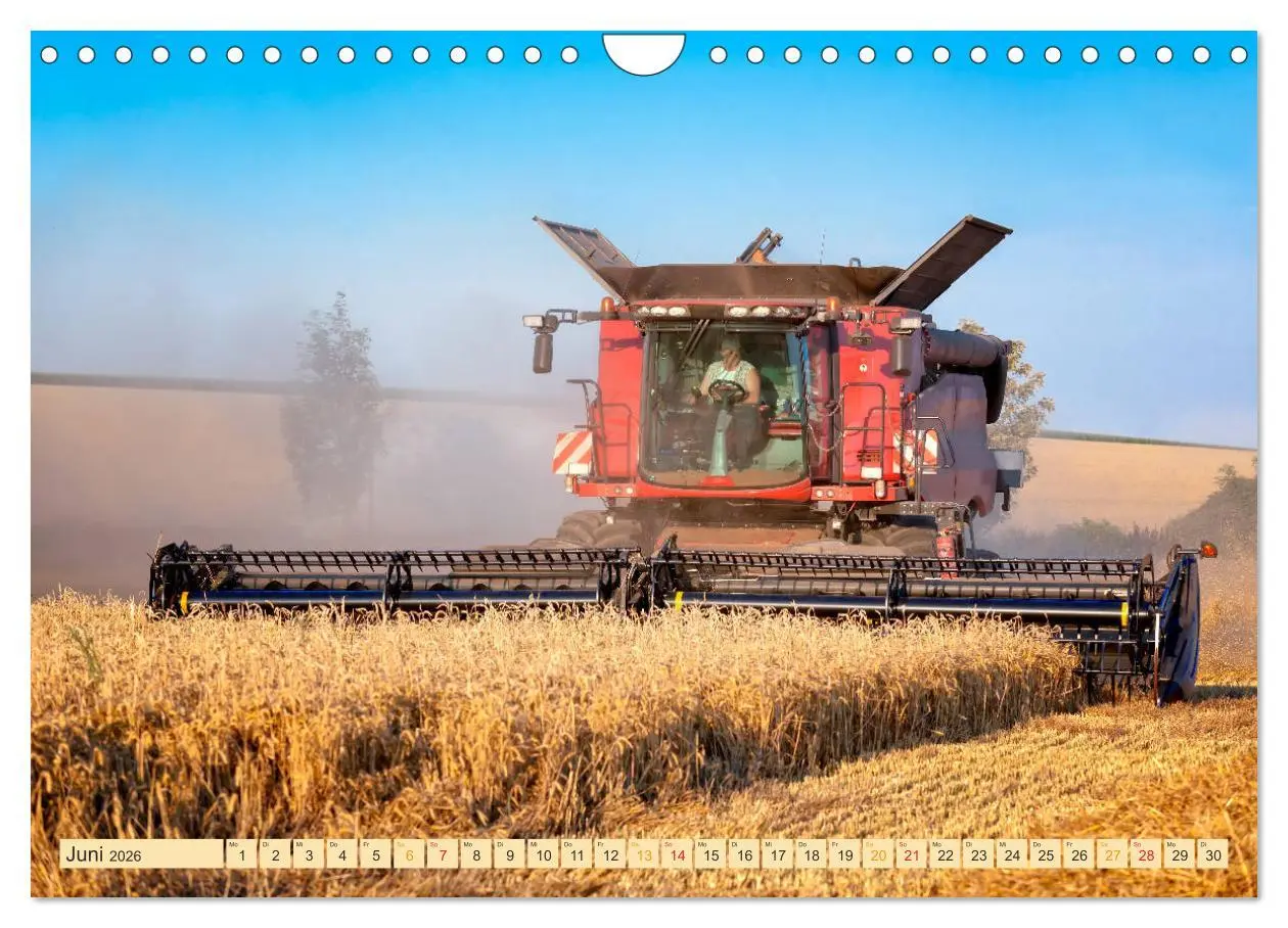 Bild: 9783457935651 | Giganten in der Landwirtschaft - Mähdrescher (Wandkalender 2026 DIN...