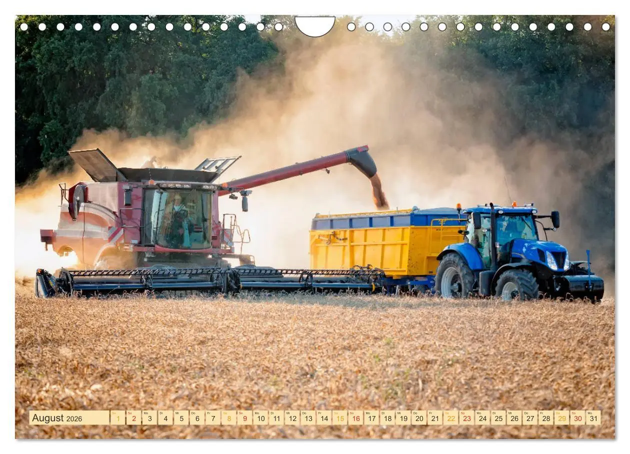 Bild: 9783457935651 | Giganten in der Landwirtschaft - Mähdrescher (Wandkalender 2026 DIN...
