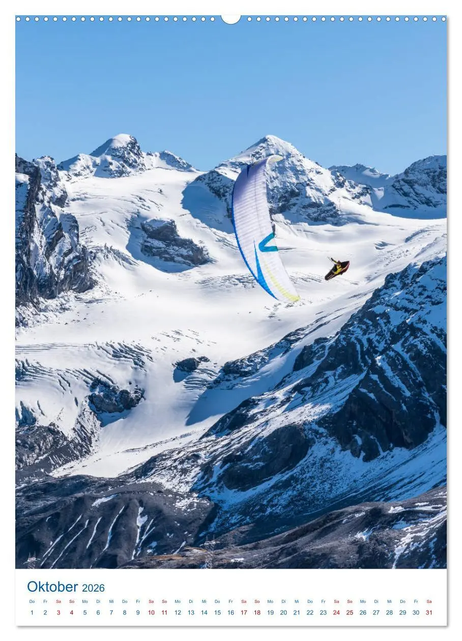 Bild: 9783516405651 | Paragliding - von grünen Wiesen zu schroffen Gletschen...