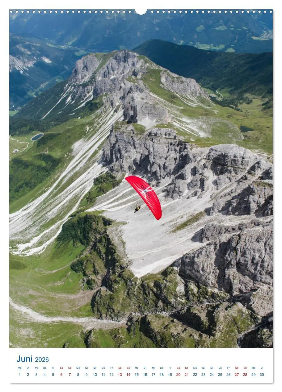 Bild: 9783516405651 | Paragliding - von grünen Wiesen zu schroffen Gletschen...