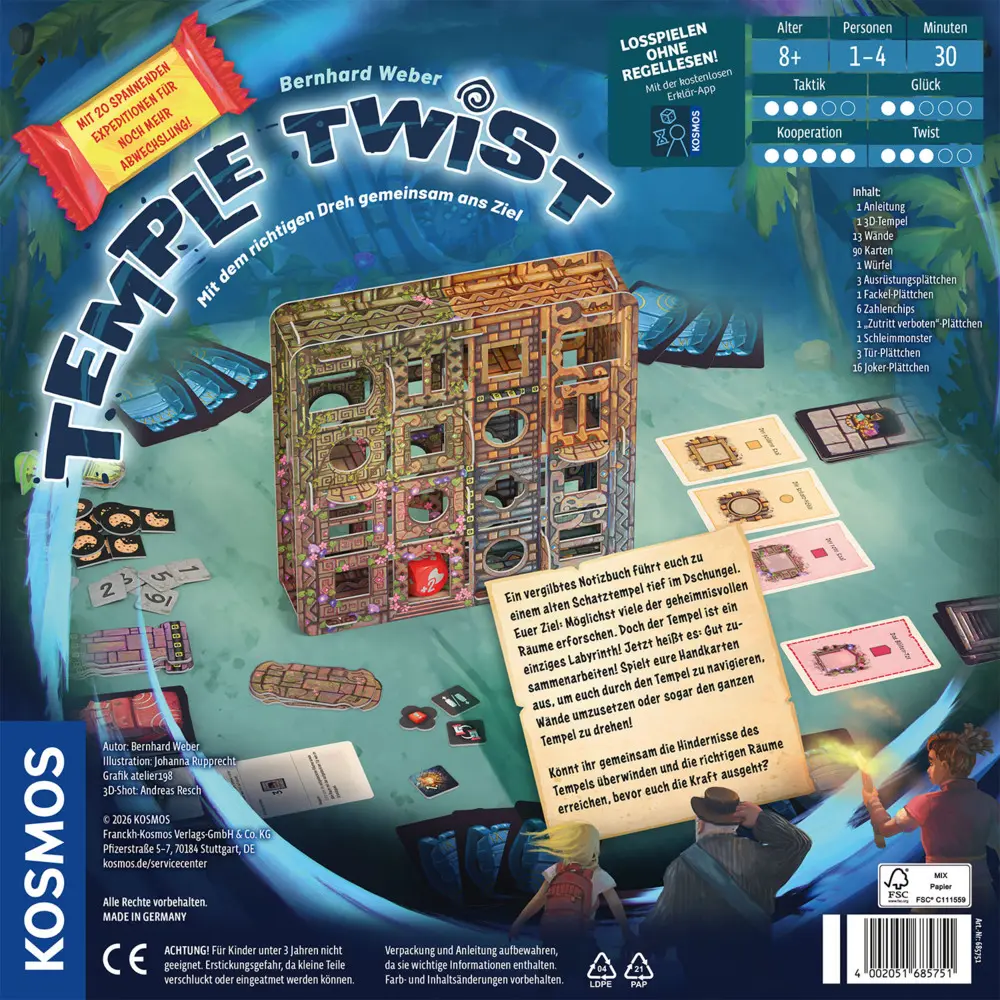 Bild: 4002051685751 | Temple Twist | Spiel | Bernhard Weber | Spiel | 685751 | Deutsch