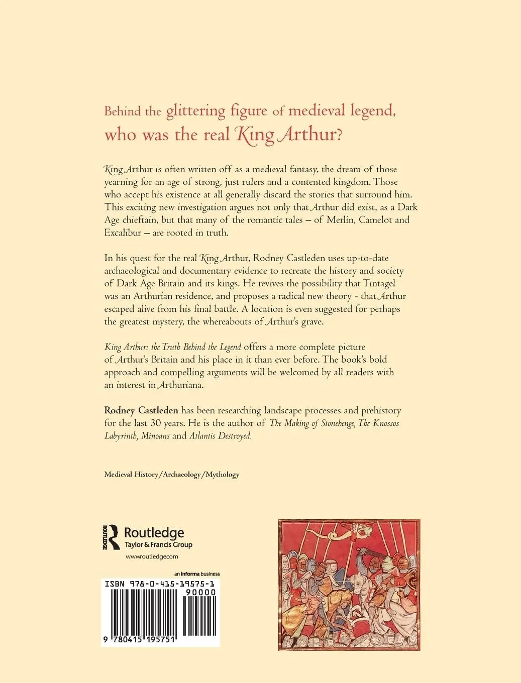 Rückseite: 9780415195751 | King Arthur | The Truth Behind the Legend | Rodney Castleden | Buch