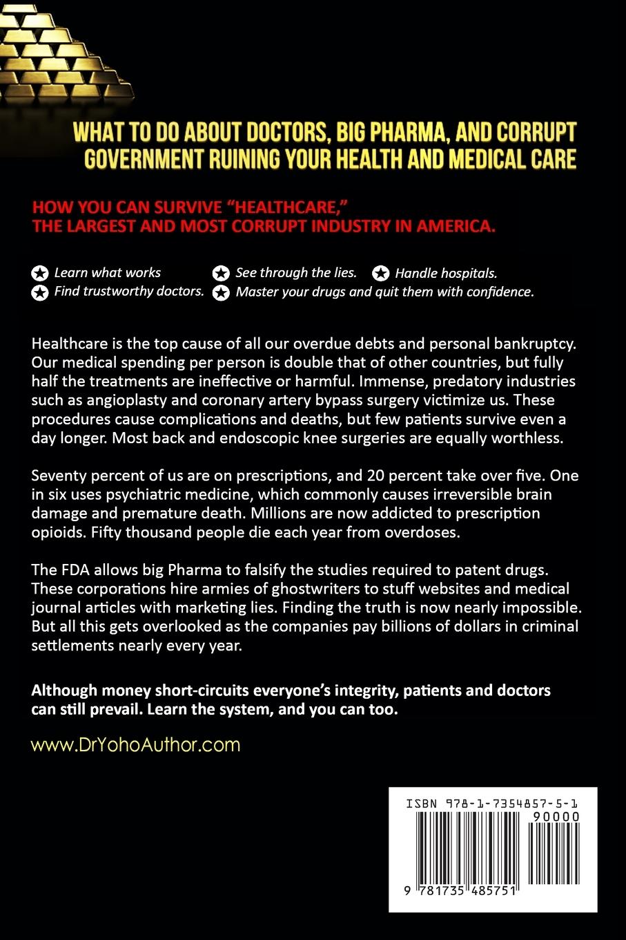 Rückseite: 9781735485751 | Butchered By "Healthcare" | Robert MD Yoho MD | Taschenbuch | Englisch