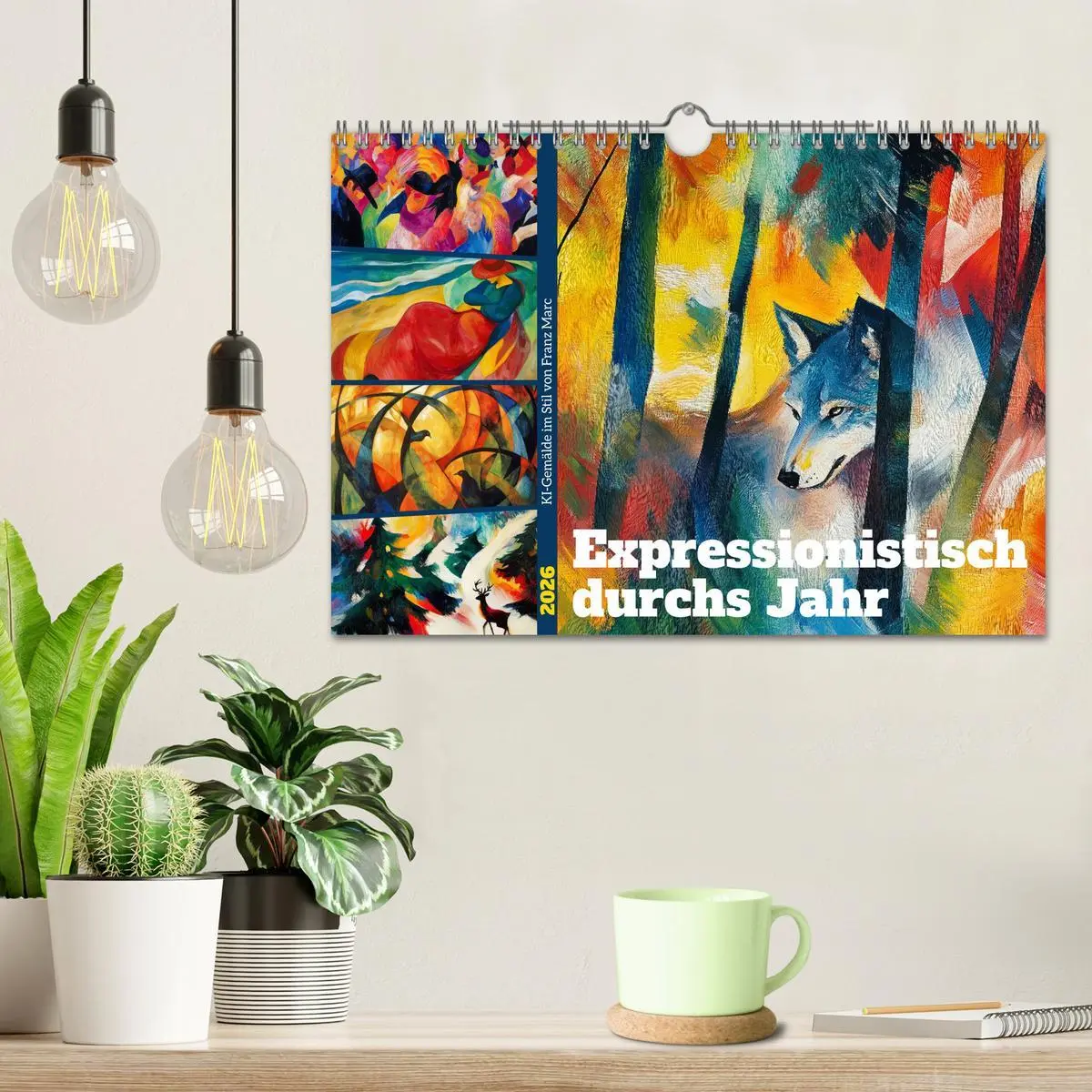 Bild: 9783457305751 | Expressionistisch durchs Jahr (Wandkalender 2026 DIN A4 quer),...