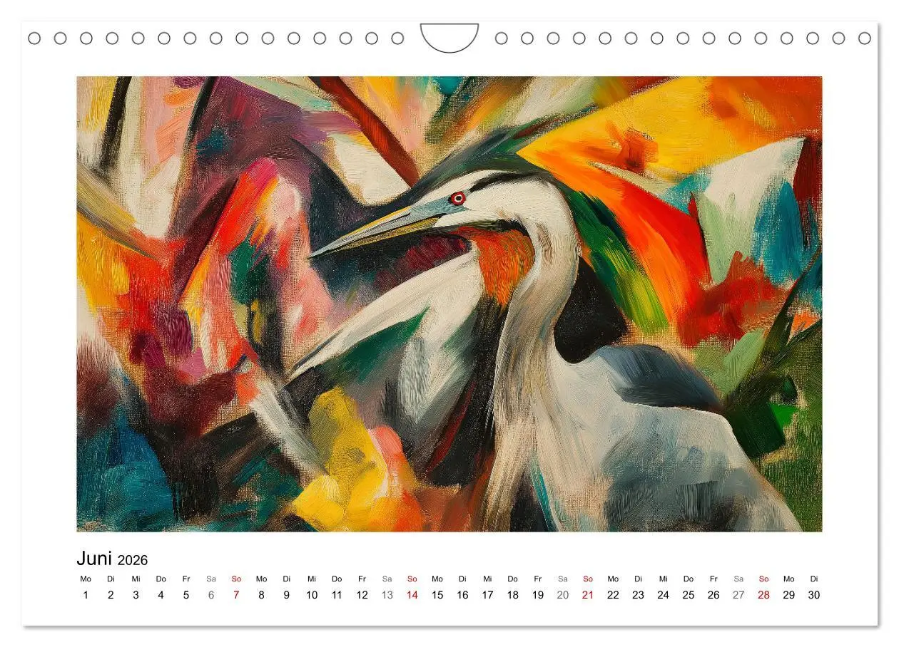 Bild: 9783457305751 | Expressionistisch durchs Jahr (Wandkalender 2026 DIN A4 quer),...