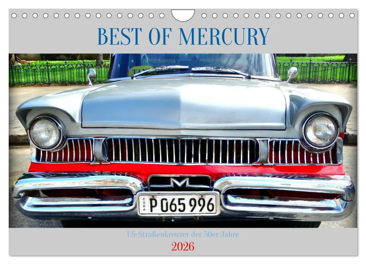 Cover: 9783457545751 | BEST OF MERCURY - US-Straßenkreuzer der 50er Jahre (Wandkalender...
