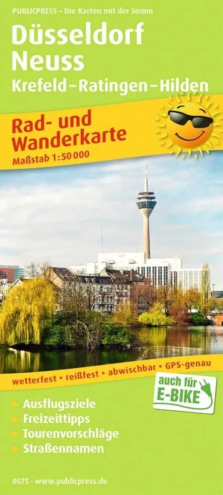Cover: 9783747305751 | Düsseldorf - Neuss, Krefeld - Ratingen - Hilden . 1:50 000 | Deutsch