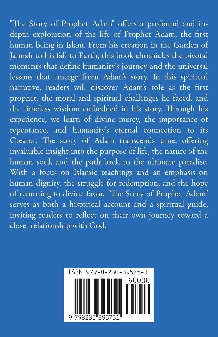 Rückseite: 9798230395751 | The Story of Prophet Adam | Maa | Taschenbuch | Englisch | 2025 | MAA