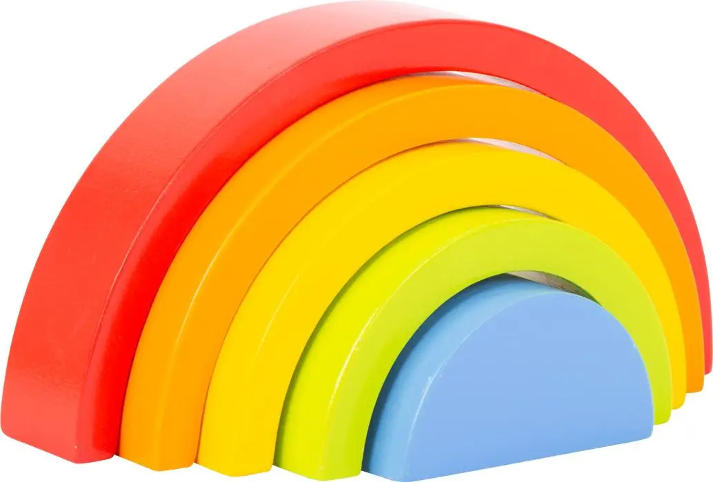 Bild: 4020972105851 | Holzbausteine Regenbogen | Spiel | Brettspiel | 10585 | Deutsch | 2021