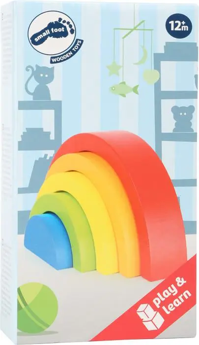 Bild: 4020972105851 | Holzbausteine Regenbogen | Spiel | Brettspiel | 10585 | Deutsch | 2021