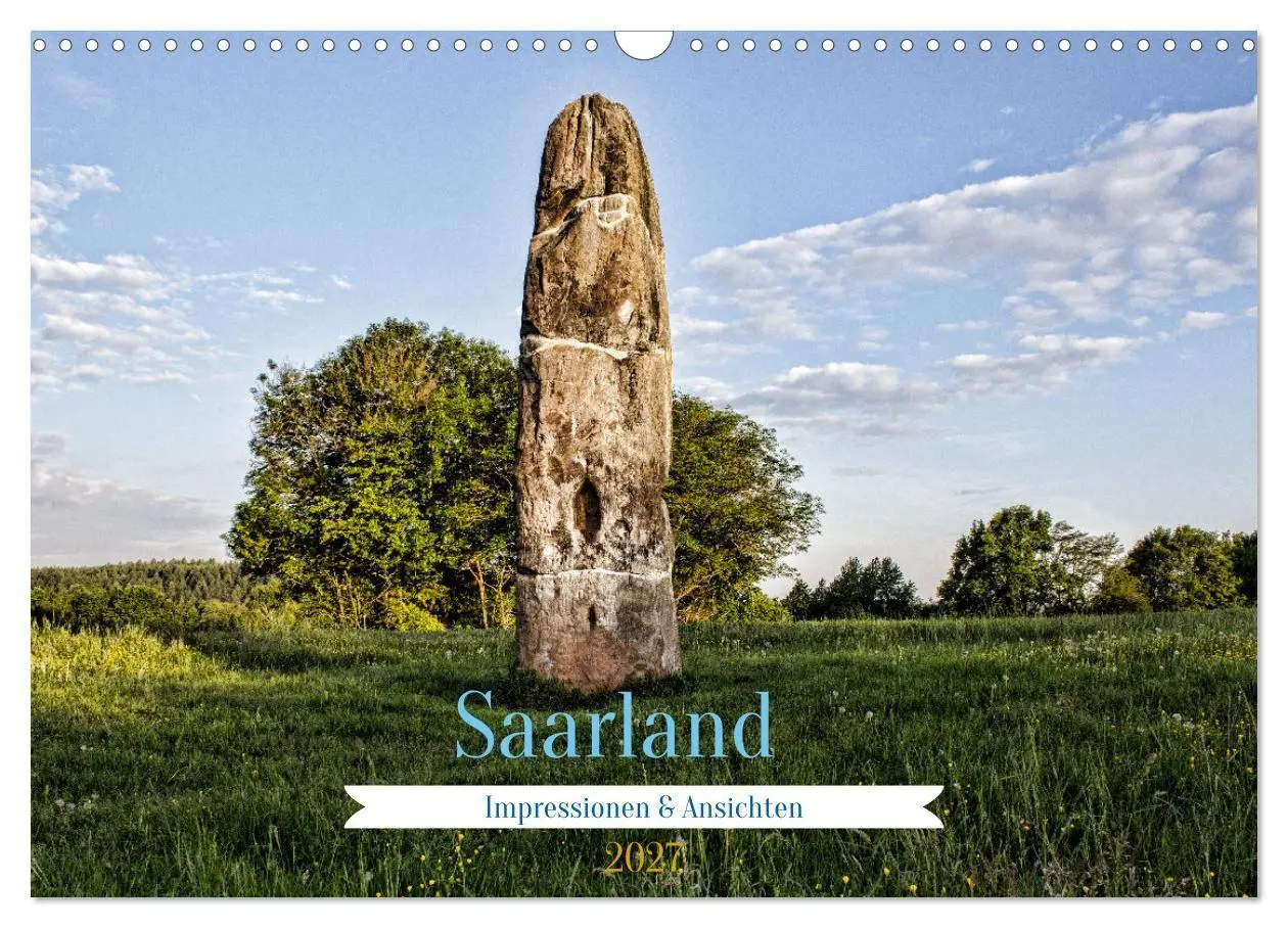 Cover: 9783569025851 | Saarland Impressionen &amp; Ansichten (Wandkalender 2027 DIN A3 quer),...