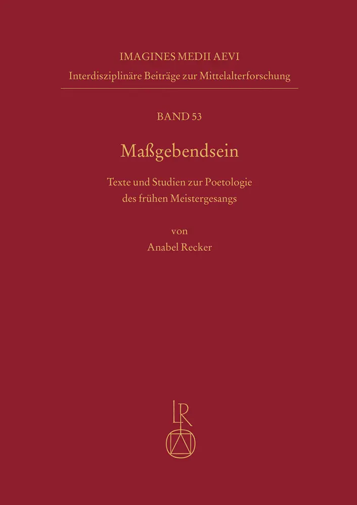 Maßgebendsein - Anabel Recker Gebunden