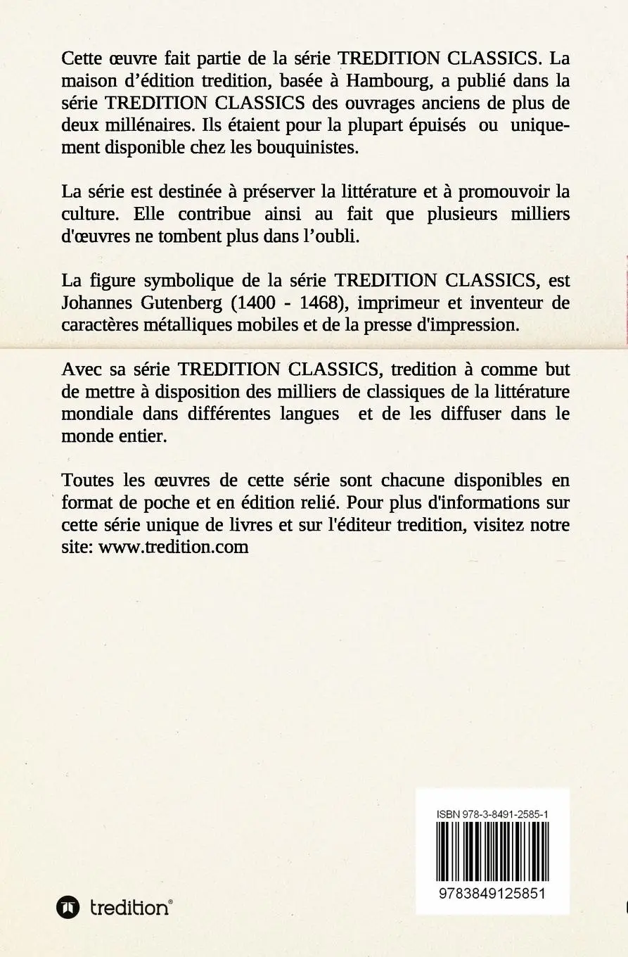 Rückseite: 9783849125851 | Bruges-la-morte | Georges Rodenbach | Taschenbuch | 72 S. | 2012
